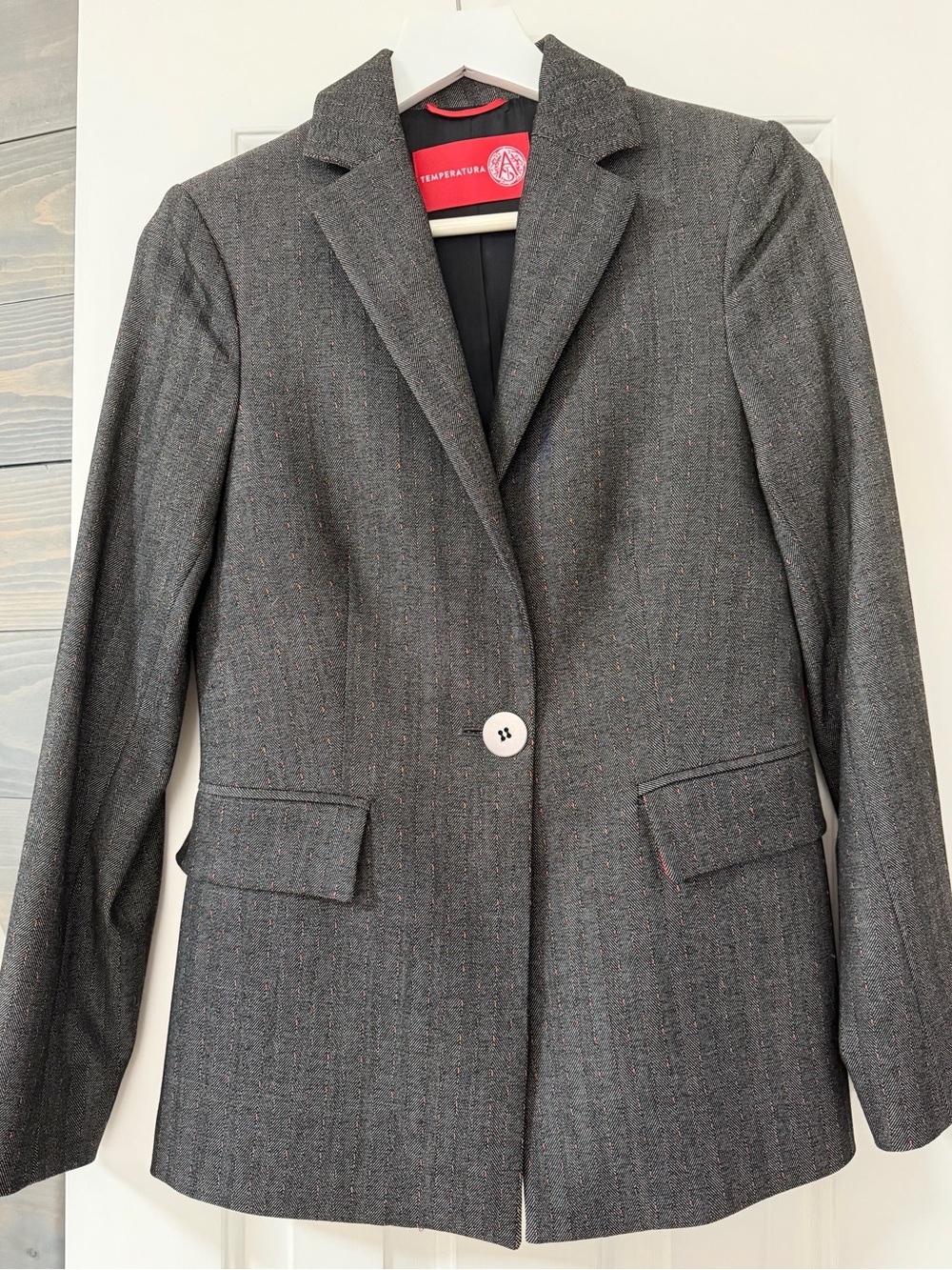 TEMPERATURA Grey Blazer – Made in Portugal